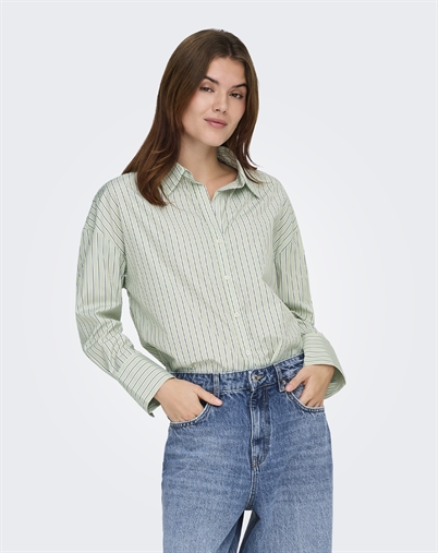 Only - ONLOregon Alva Regular Skjorte - Celadon Green 